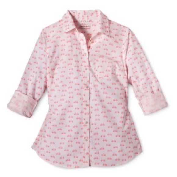 Mini Bicycle Print Blouse - Picture 1 of 5